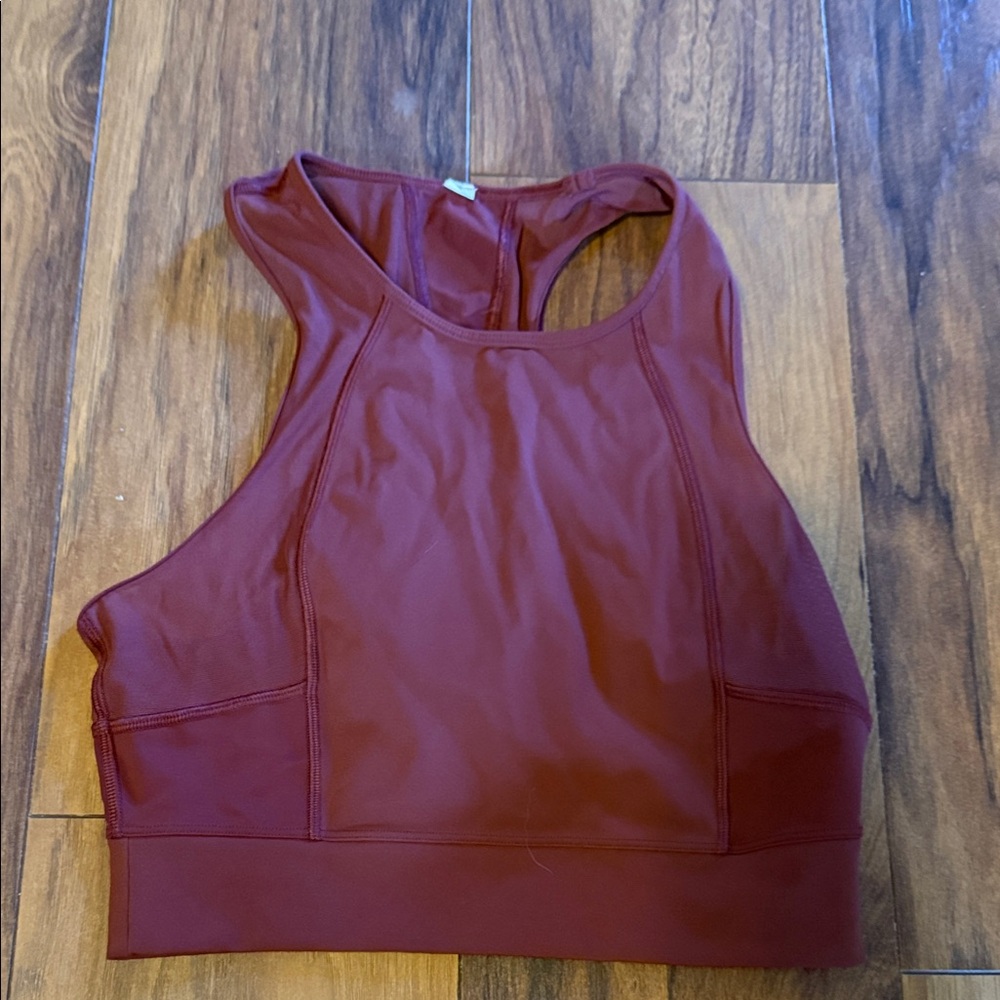 Lululemon Maroon Sleeveless Athletic Top